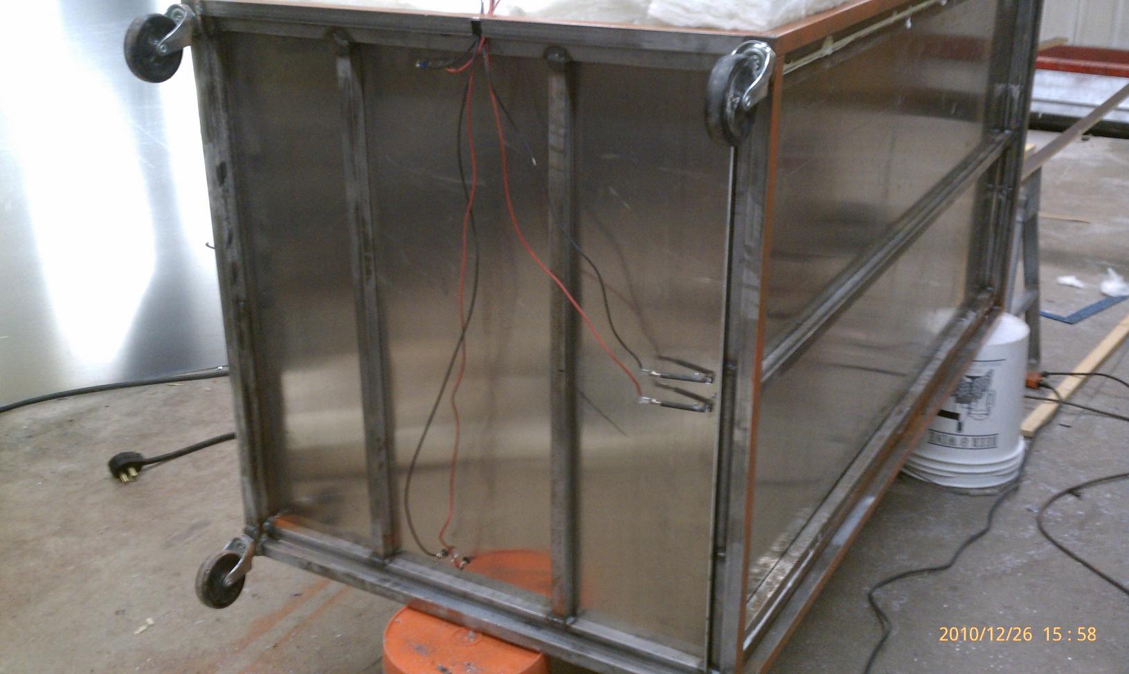 DIY powder coat oven  Powder coating oven, Powder coating diy